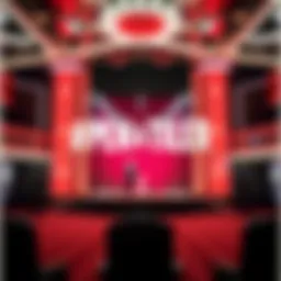 The iconic stage set of Penn and Teller at the Rio