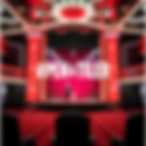 The iconic stage set of Penn and Teller at the Rio