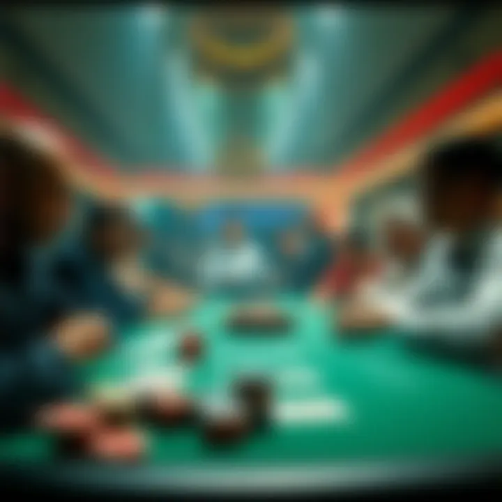 Poker's Cultural Significance A cultural montage highlighting the influence of poker across various societies