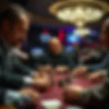 The Thrill of Strategy in Texas Hold'em An intense game of Texas Hold'em poker showcasing players deep in thought
