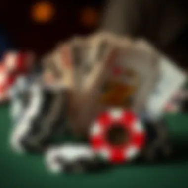 The Components of Texas Hold'em A collection of poker chips and cards symbolizing the essence of the game