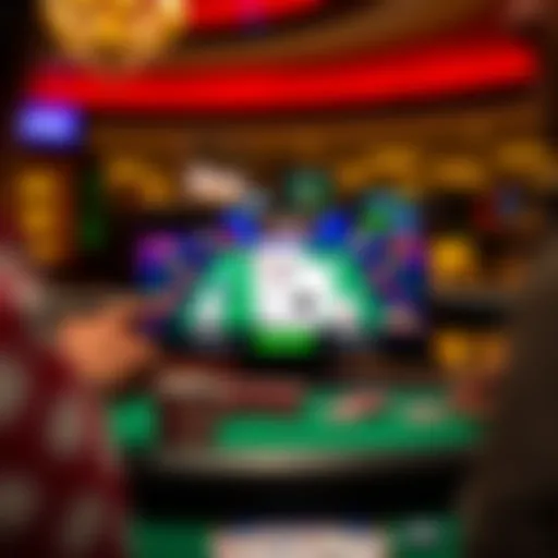 Engaging Poker App Interface Overview of poker app interface with vibrant graphics