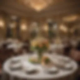 Elegant dining setting at Primrose