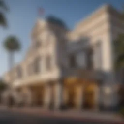 Exterior view of Rampart Casino showcasing its architectural grandeur