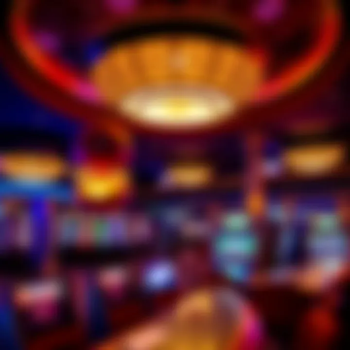 Vibrant casino interior in New York