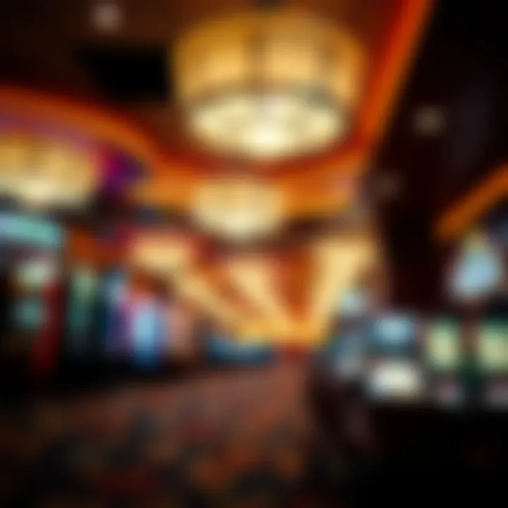 Luxurious Casino Interior Interior view of a luxurious casino in San Bernardino