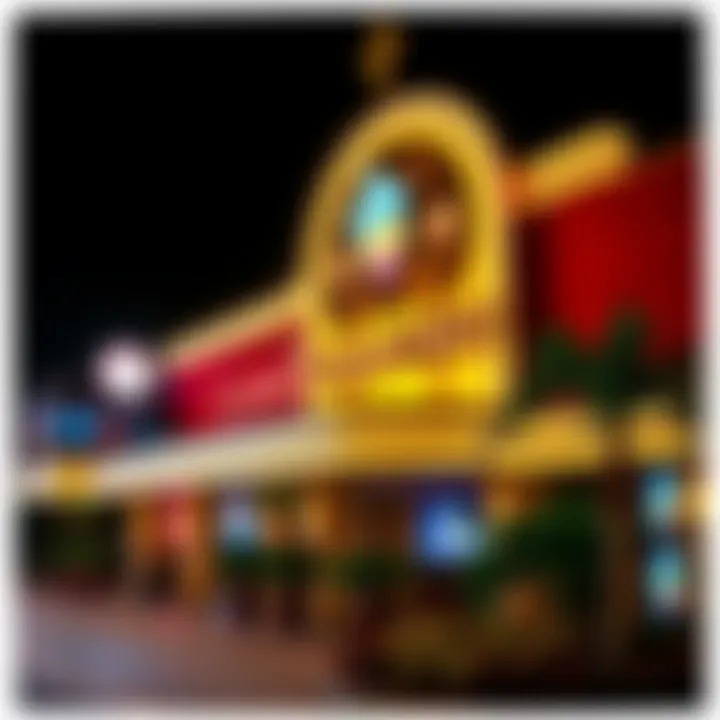 Casino Exterior Showcase Beautiful exterior of a popular casino in San Bernardino