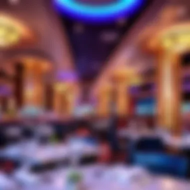 Culinary Delights Await Elegant dining area with diverse cuisine options