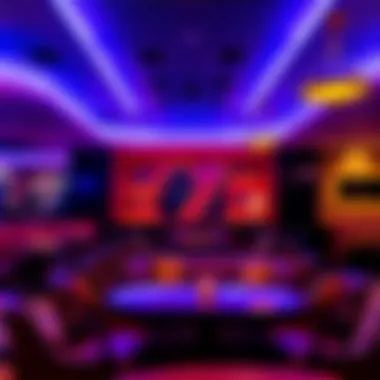 Charming Lounge Ambiance Inviting lounge space with vibrant atmosphere