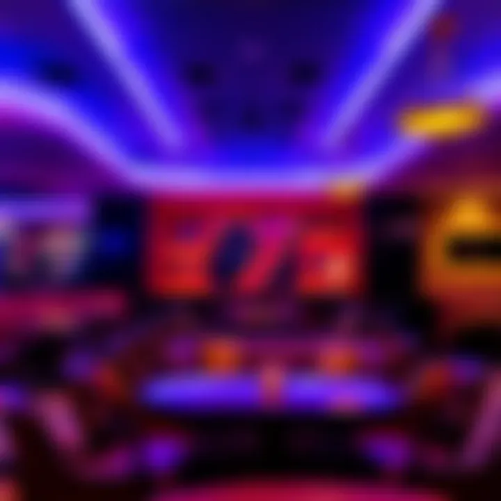 Charming Lounge Ambiance Inviting lounge space with vibrant atmosphere