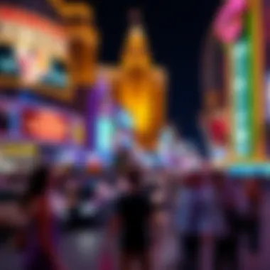 Vibrant Nightlife of Las Vegas Vibrant Las Vegas Strip at night