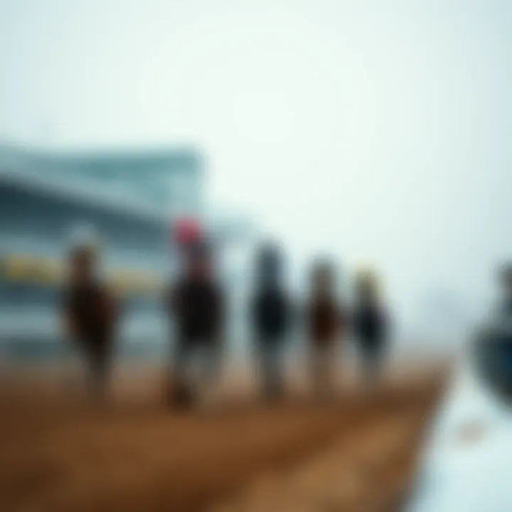 Impact of Racetrack Conditions on Betting A racetrack with varied conditions impacting the race outcome