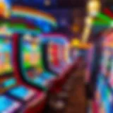 Vibrant Themes and Graphics of Slot Machines Colorful slot machine display showcasing vibrant graphics and themes