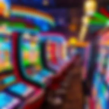 Vibrant Themes and Graphics of Slot Machines Colorful slot machine display showcasing vibrant graphics and themes