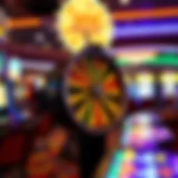 Vibrant Spin the Wheel feature at Osage Casino
