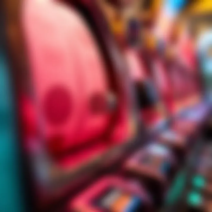 Detailed View of Payout Mechanism Close-up of a penny slot machine's payout mechanism