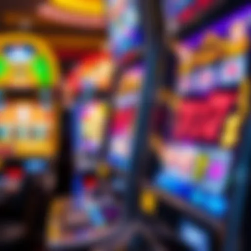 Vibrant Penny Slot Machine Graphics Colorful penny slot machine with vibrant graphics