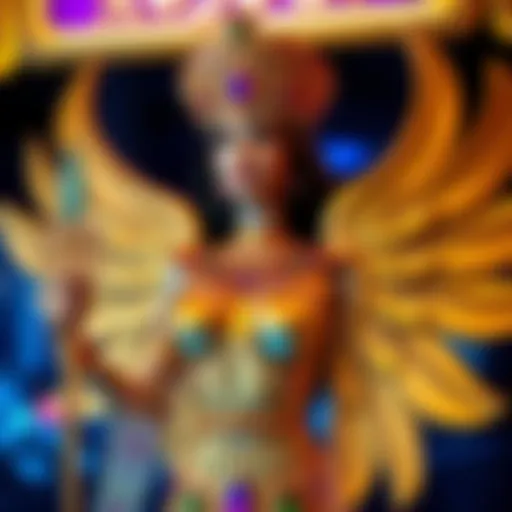 Artistic representation of the Golden Goddess theme in slot gaming