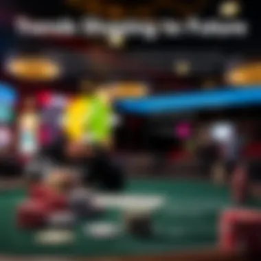 An infographic highlighting recent trends in poker news