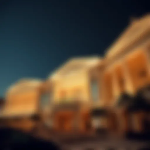 Exterior view of a Caesars Casino showcasing its grand architecture