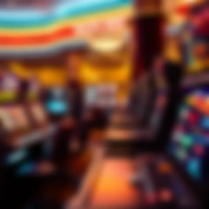 Technological Innovations in Casino Gaming An illustration depicting technological advancements in casino gaming