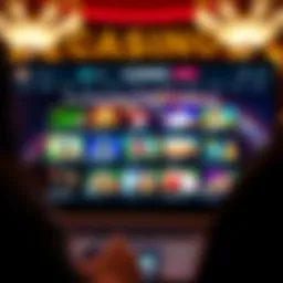 A vibrant online casino interface showcasing free registration options.