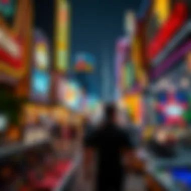 The Bustling Nightlife of Dubai Vibrant nightlife scene with entertainment options