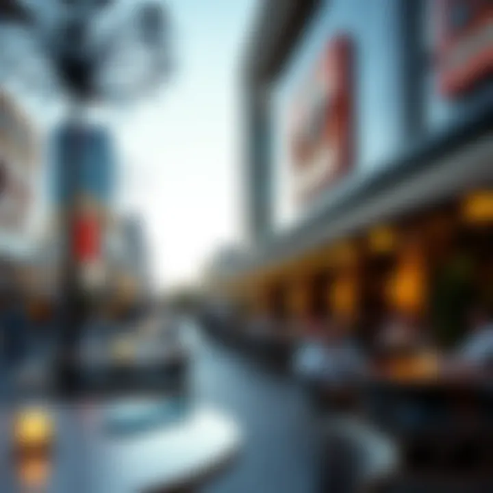 Outdoor Dining Experience Outdoor dining and entertainment options at the LINQ Promenade