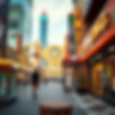 Shopping Diversity at LINQ Diverse shopping options available at LINQ Promenade