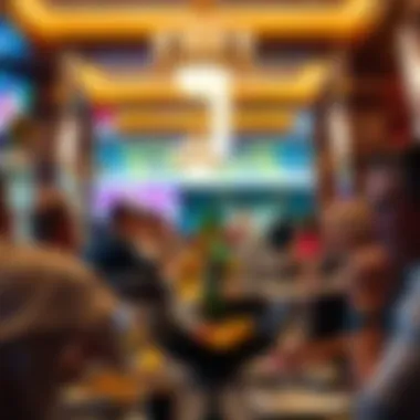 Guests enjoying a luxurious dining experience