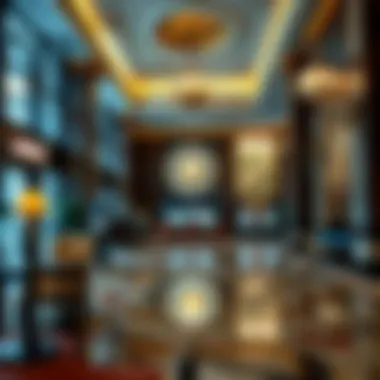 Opulent Hotel Lobby in Maryland Luxurious hotel lobby showcasing opulent decor and ambiance