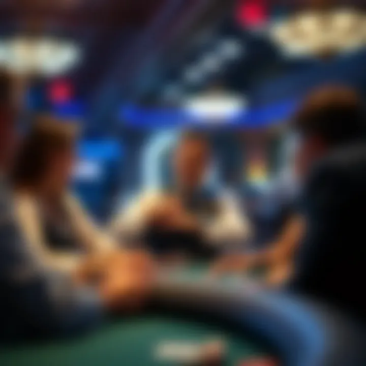 Engaging with Players A successful dealer interacting with players at a table