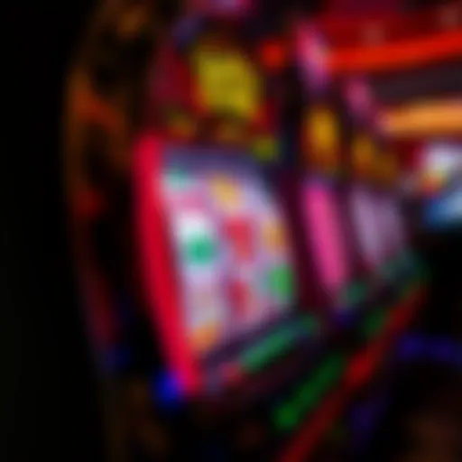 Vibrant slot machine showcasing various symbols