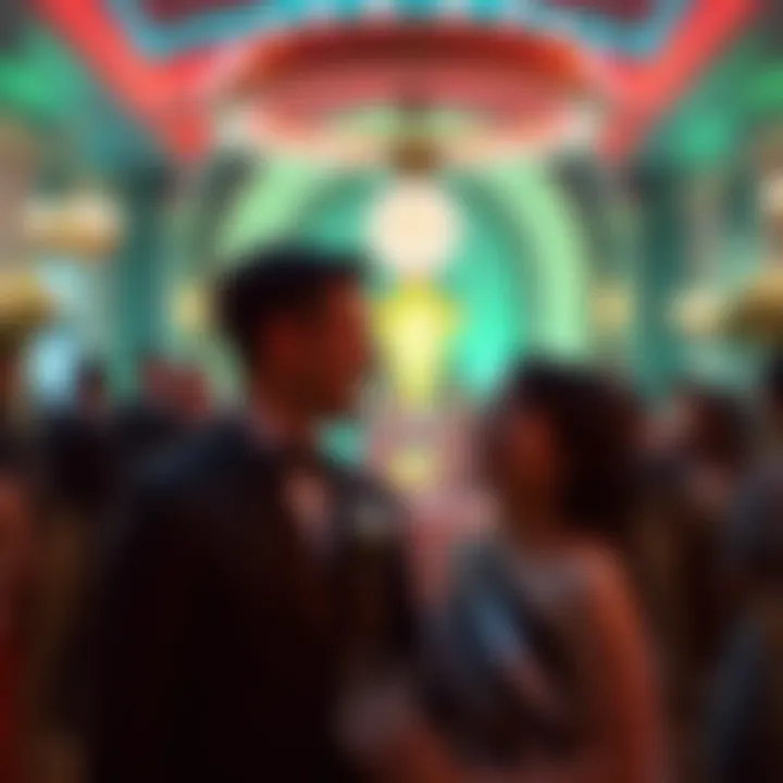 Joyful Wedding Ceremony at the Chapel Couples enjoying a joyful moment during their ceremony