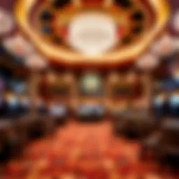 Lavish interior of the Seven Star Casino showcasing opulent design