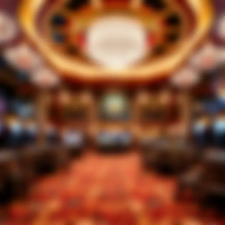 Opulent Design of Seven Star Casino Lavish interior of the Seven Star Casino showcasing opulent design