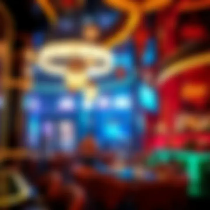 Elegant Ambiance of Las Vegas Nightclubs Stunning interior design of a Las Vegas nightclub