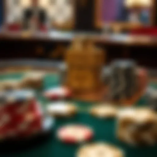 Elegance in Design: A Premium Poker Set A beautifully crafted poker set showcasing intricate designs and premium materials.