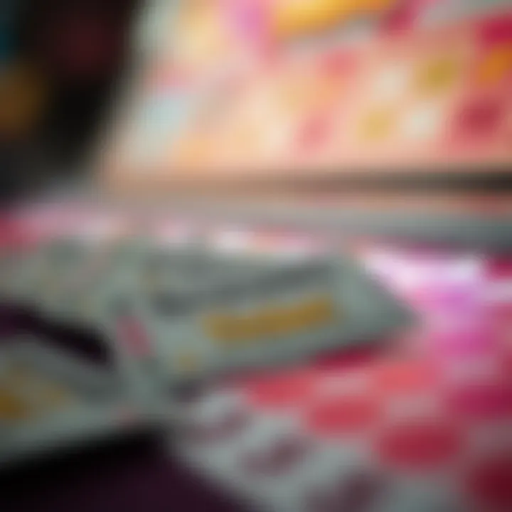 The Digital Evolution of Scratch-Off Tickets A conceptual image illustrating the evolution of traditional scratch-off tickets to digital formats.