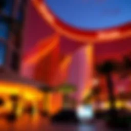 Stunning exterior of Wynn Las Vegas showcasing modern architecture