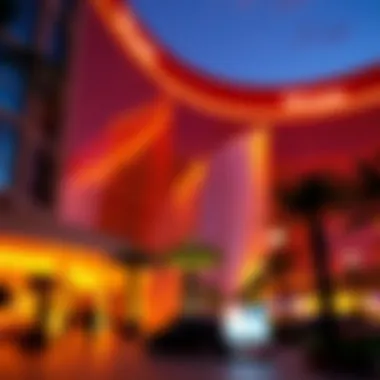 Stunning exterior of Wynn Las Vegas showcasing modern architecture