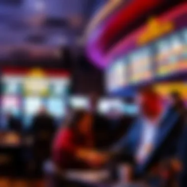 Close-up of customer service representatives at FireKeepers Casino Sportsbook