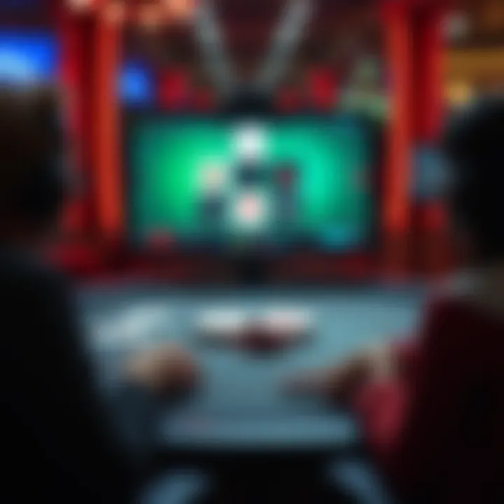 Mastering Poker Strategies Strategic poker moves displayed on screen