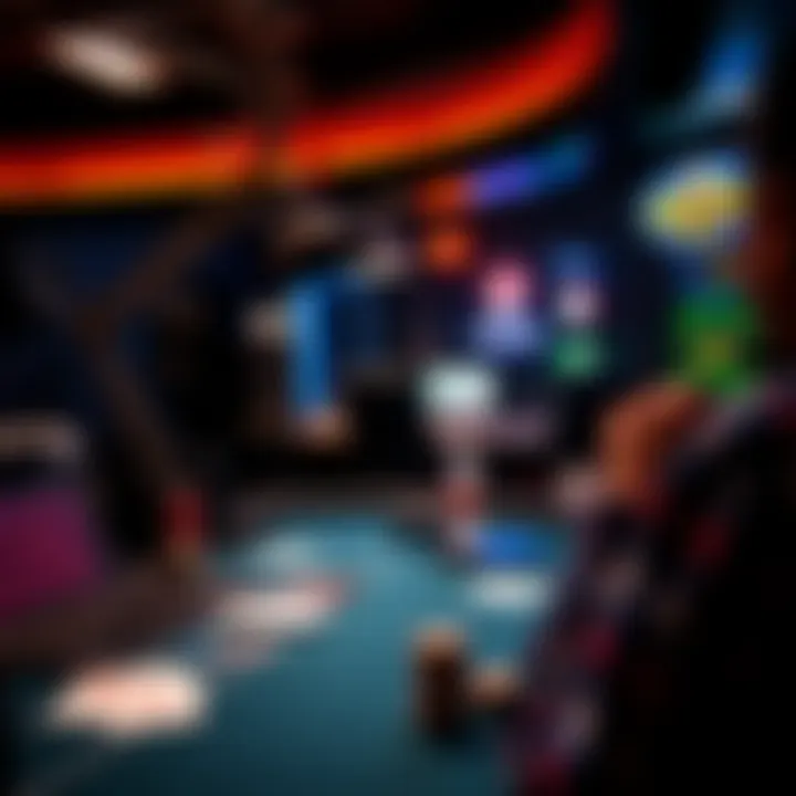 A Look Inside a Dealer's Workspace Freelance poker dealer's workspace