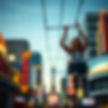 Zip Line Adventure on Fremont Street Thrilling zip line experience above Fremont Street