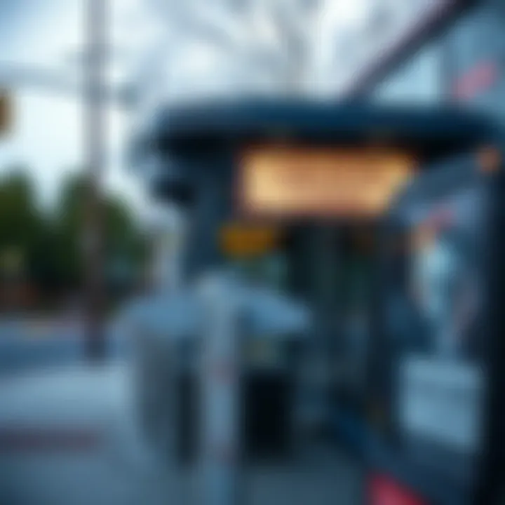 Convenient Bus Stop for Graton Casino Access Bus stop with signage for Graton Casino services