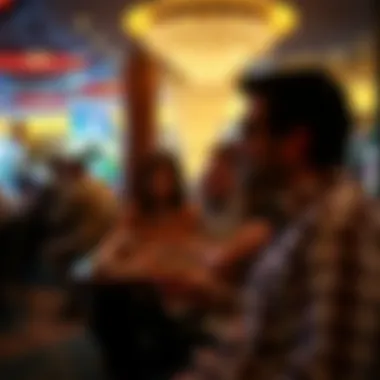 Guests at Showboat Hotel Guests enjoying amenities and entertainment options at Showboat Hotel