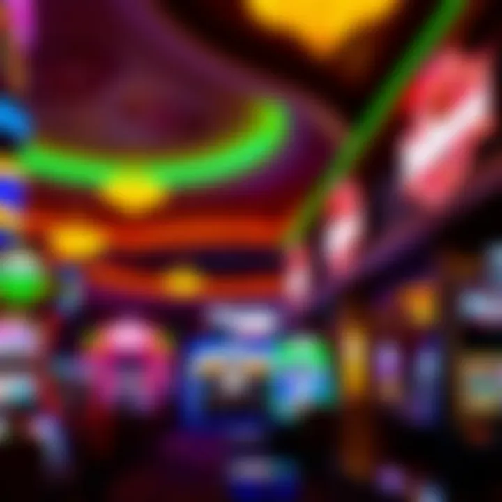 Vibrant Atmosphere at Hollywood Casino Toledo Interior view of Hollywood Casino Toledo with vibrant gaming atmosphere