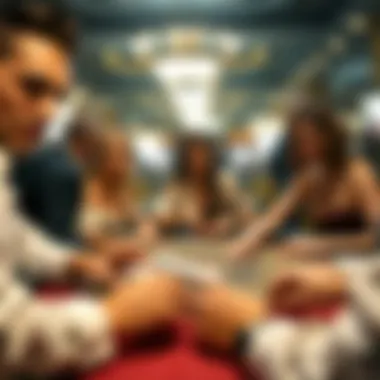 Players engaged in a game