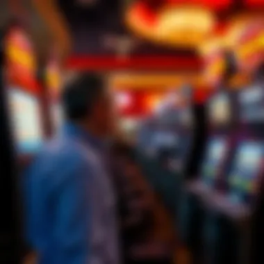 Strategic Observation of Slot Machines A strategic overview of a player observing multiple slot machines